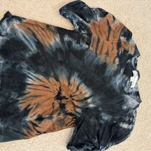 Vintage Tie-Dye Shirt in Black and Gray
